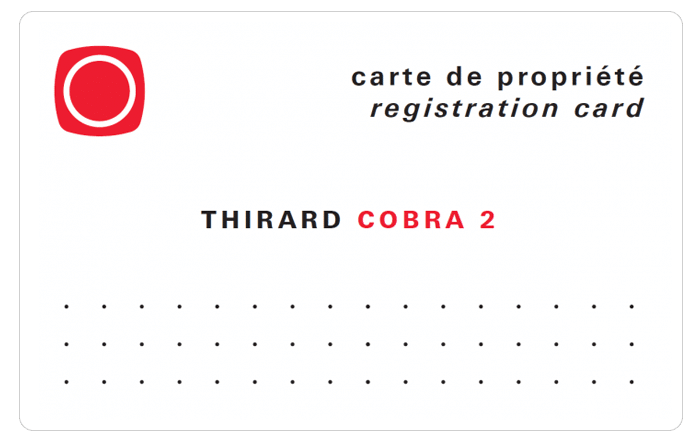 Carte de propriété Thirard