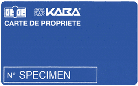 Carte de propriété kaba